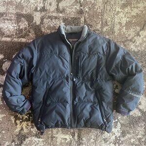 Abercrombie & Fitch Dark Blue Puffer Jacket